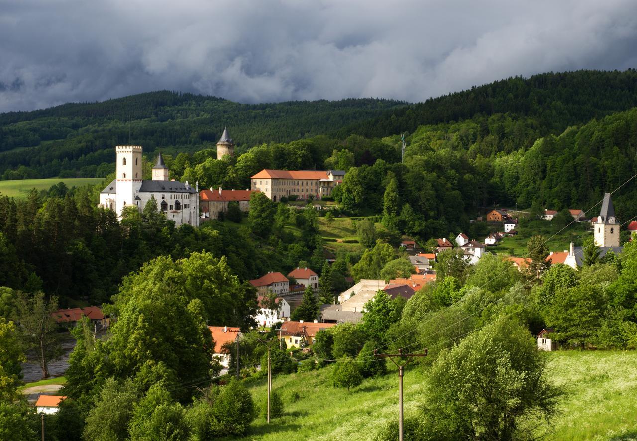 Penzion U Candru Vyšší Brod Esterno foto
